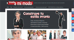 Desktop Screenshot of modaamimodo.com